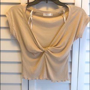 A. L. C. Blush crop top